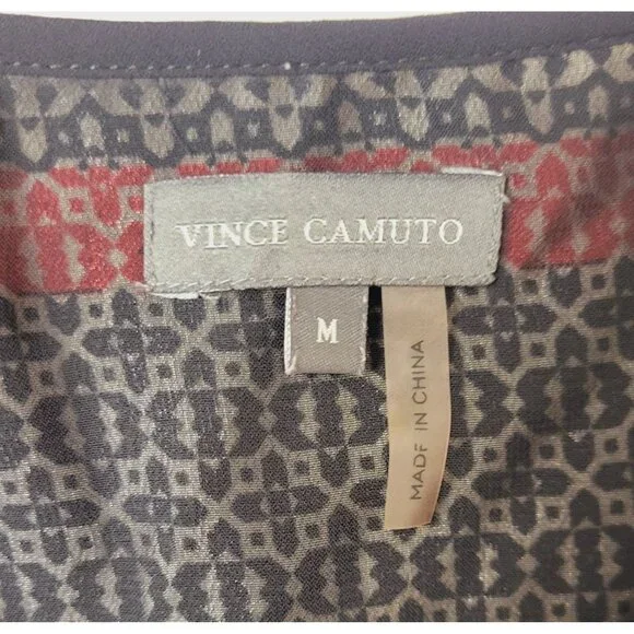 Vince Camuto Colorful Spaghetti Strap Maxi Dress Size Medium - Picture 6 of 9